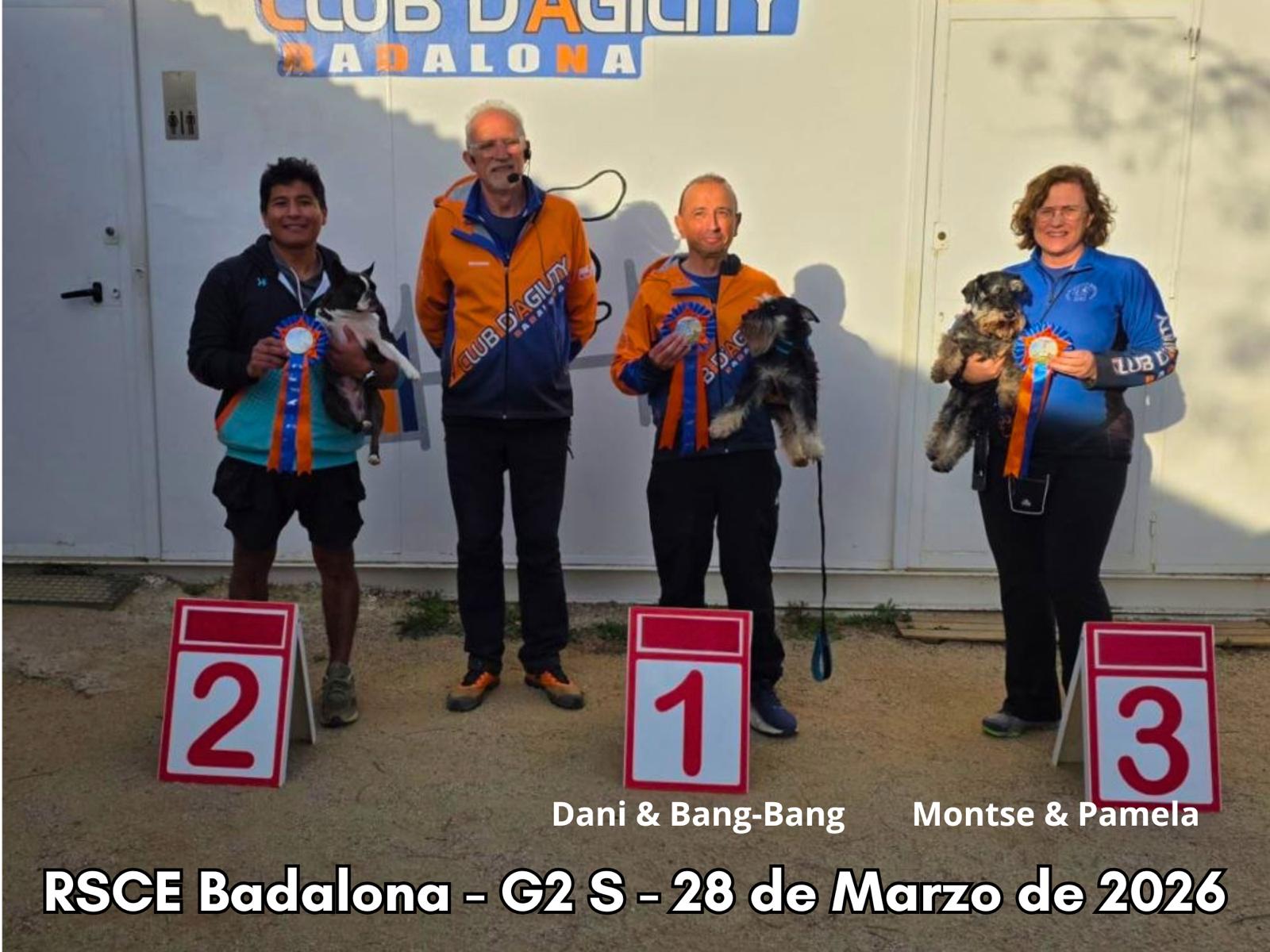 Primeros Clasificados Dani & Bang-Bang - Terceros clasificados Montse & Pamela Primeros Clasificados Dani & Bang-Bang - Terceros clasificados Montse & Pamela